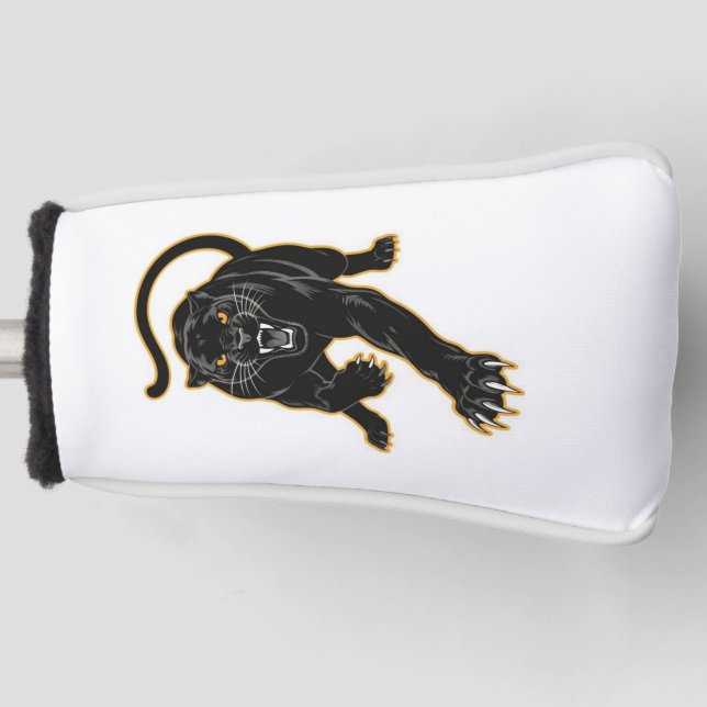 Black Panther Golf Head Cover (Front)