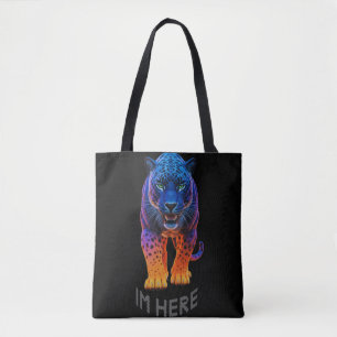 Black Panther Graphic "I'm Here"   Tote Bag