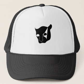 black panther head trucker hat