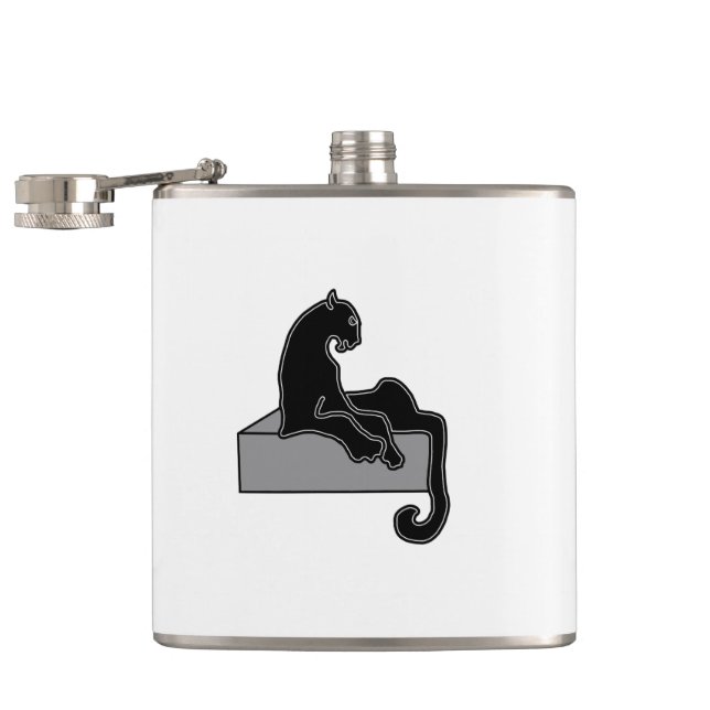 black Panther Hip Flask (Opened)