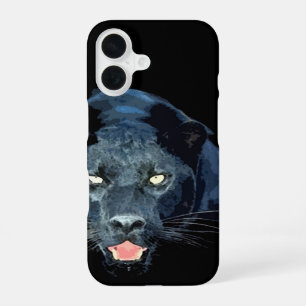 Black Panther Jaguar Eyes iPhone 16 Case