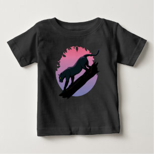 Black Panther Jungle Animal Baby T-Shirt