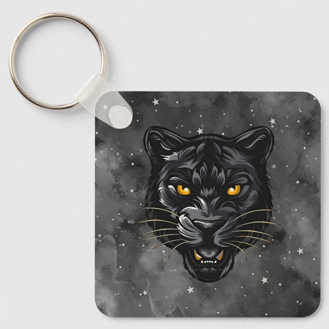 Black Panther Key Ring (Front)