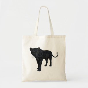 Black Panther Leopard Jaguar Cat Big Wildlife Tote Bag