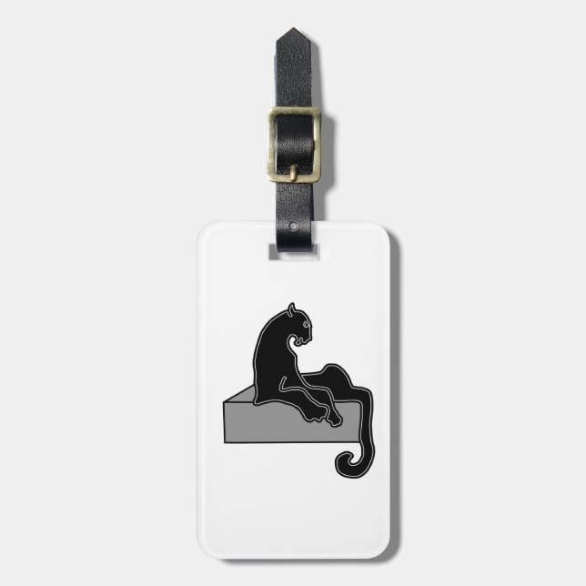 black Panther Luggage Tag (Front Vertical)
