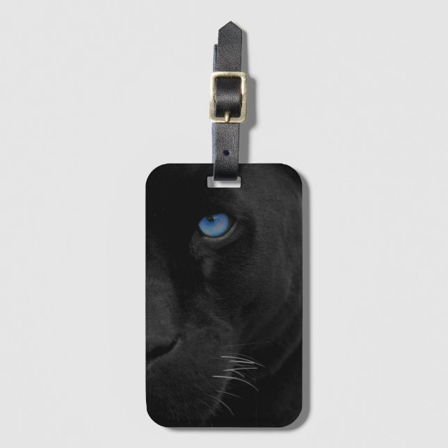 Black Panther Luggage Tag (Front Vertical)