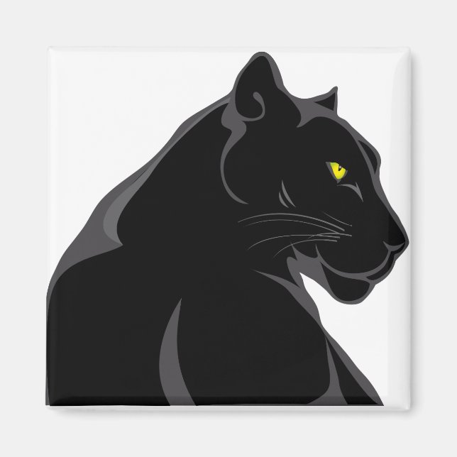 black panther magnet (Front)