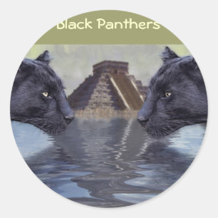 Black Panther Mexico Collection Classic Round Sticker