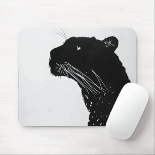 Black Panther Minimalism Mouse Pad