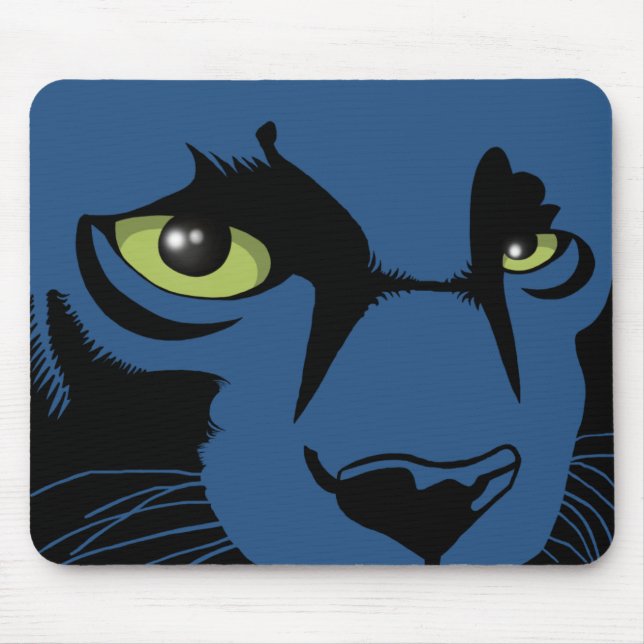 Black Panther Mouse Pad (Front)
