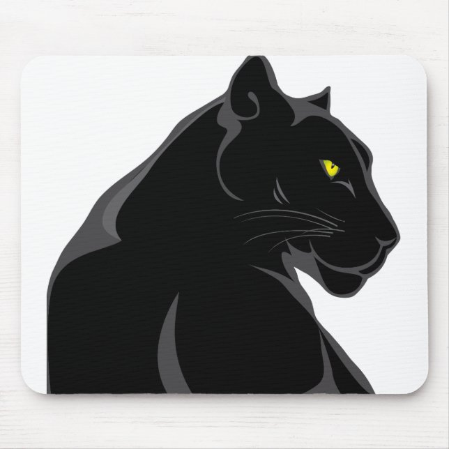 black panther mouse pad (Front)