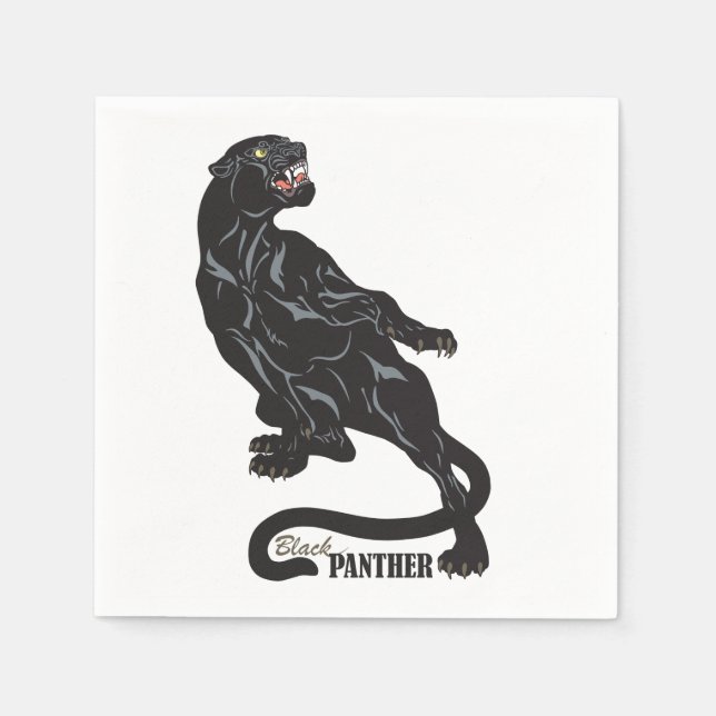 black panther napkin (Front)