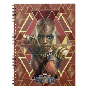 Black Panther   Okoye Geometric Panel Notebook