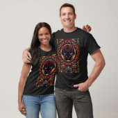 Black Panther | Panther Head Tribal Pattern T-Shirt (Unisex)