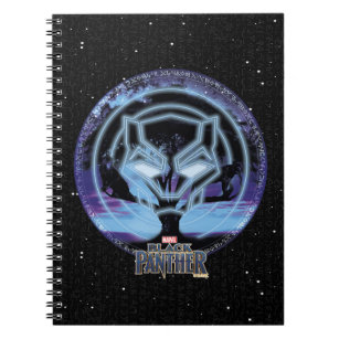 Black Panther   Panther Symbol & Wawa Tree Notebook