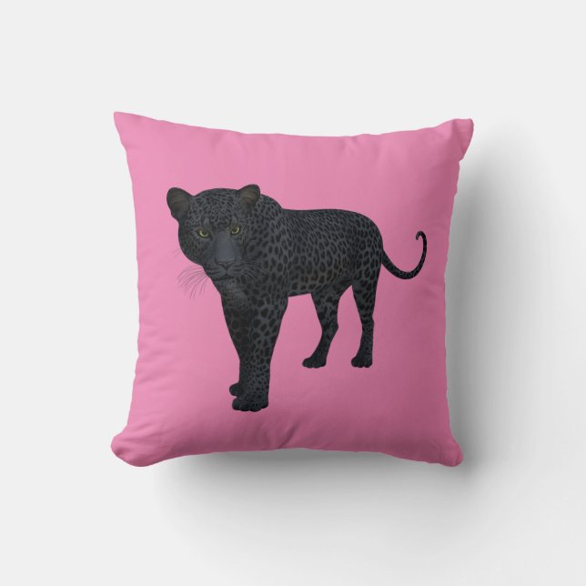 BLACK PANTHER PINK PILLOW (Front)