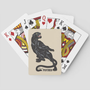 black panther playing cards