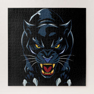 Black Panther Portrait For Wildlife Puzzle Fans