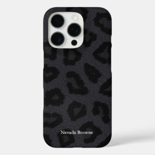 Black Panther Print with Name iPhone 16 Pro Case