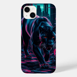 black panther prowling through jungle Case-Mate iPhone 14 plus case