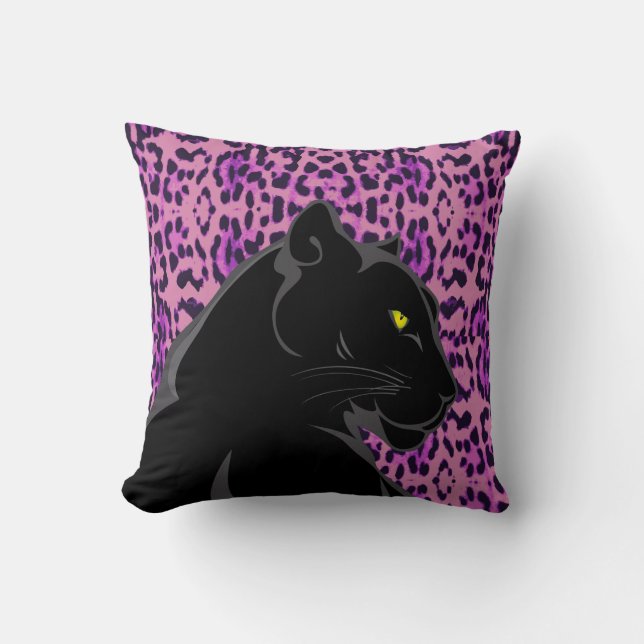 BLACK PANTHER PURPLE PILLOW (Front)