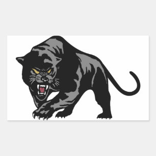 Black Panther Rectangular Sticker
