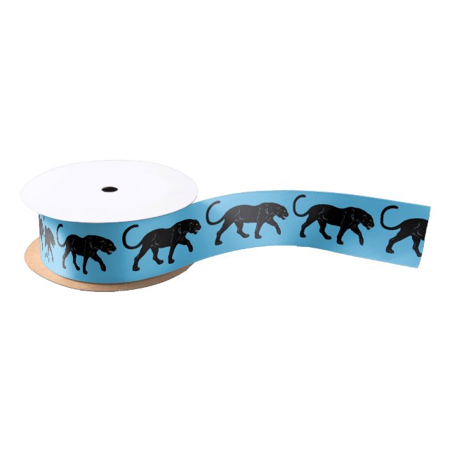 black panther satin ribbon (Spool)