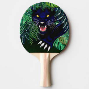 Black Panther Spirit of the Jungle Ping Pong Paddle