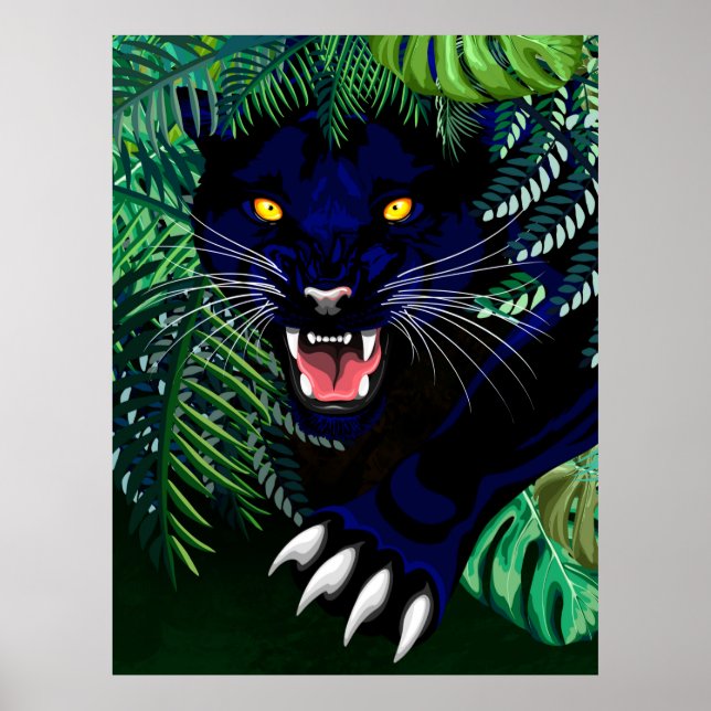 Black Panther Spirit of the Jungle Poster (Front)
