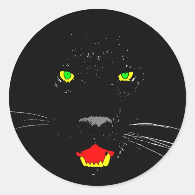 Black Panther Sticker (Front)