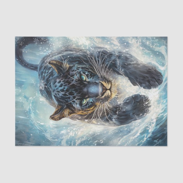 Black Panther  Tissue Paper (Front)