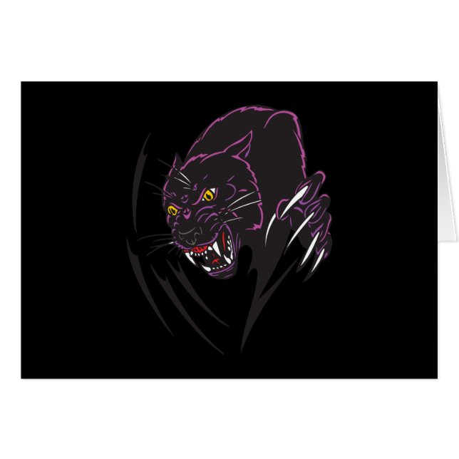 black panther tribal design (Front Horizontal)