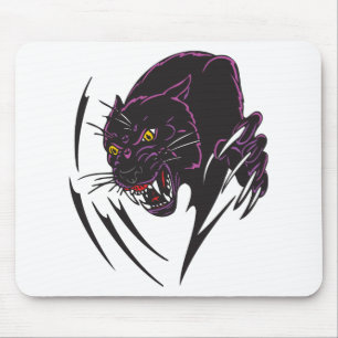 black panther tribal design mouse pad