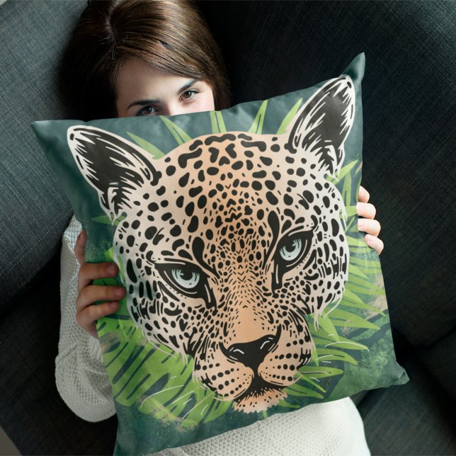 Black Panther Tropical Amazon Cushion (Creator Uploaded)