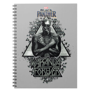 Black Panther   "Wakanda Forever" Graphic Notebook