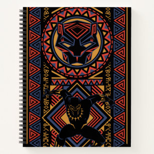 Black Panther   Wakandan Black Panther Panel Notebook
