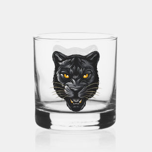 Black Panther Whiskey Glass