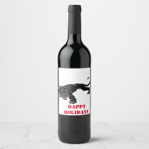 Black Panther Wine Label