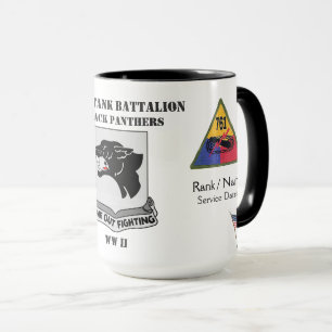 BLACK PANTHERS 761st BATTALION - MA SHERMAN TANK Mug