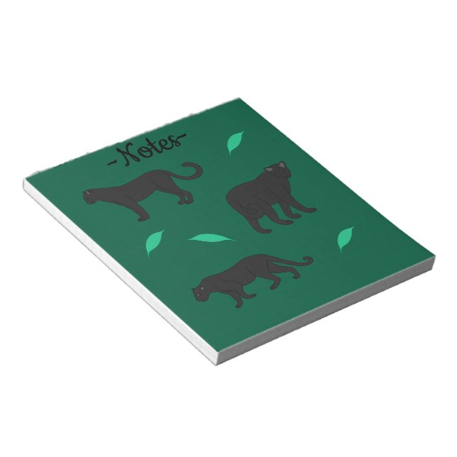 Black Panthers Notepad (Angled)