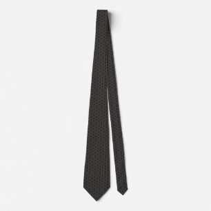 Black Patterned Tie