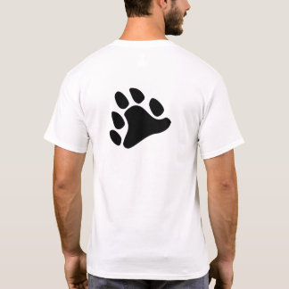 Black Paw (back design) T-Shirt
