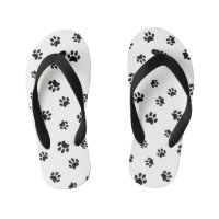 Black Paw Prints Pattern