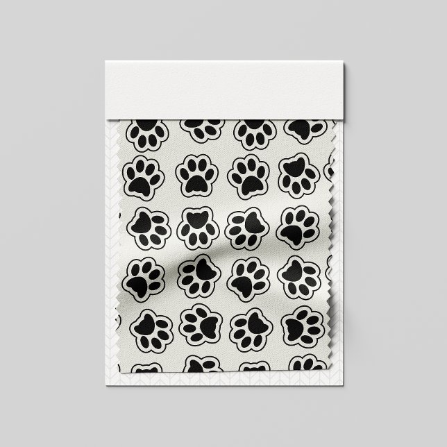 Black Paws, Dog Paws, Cat Paws, Outline Fabric (Creator Uploaded)