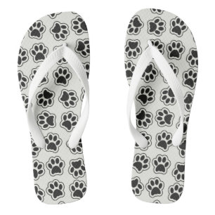 Black Paws, Dog Paws, Cat Paws, Outline Thongs