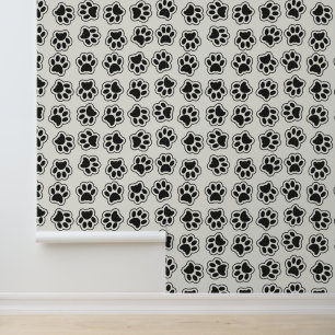 Black Paws, Dog Paws, Cat Paws, Outline Wallpaper