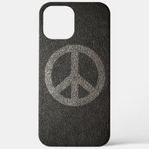 Black Peace Sign Phone Case - iPhone 12 Pro Max