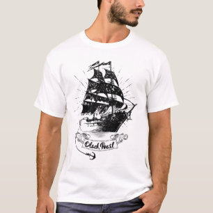 Black Pearl Ship - Pirates of the Caribbean T-Shirt