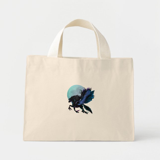 Black Pegasus and Blue Moon Bag (Front)