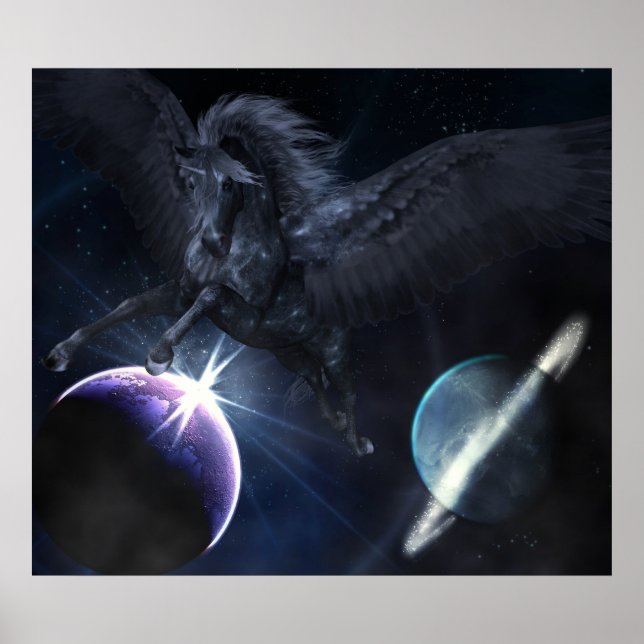 black Pegasus Poster (Front)